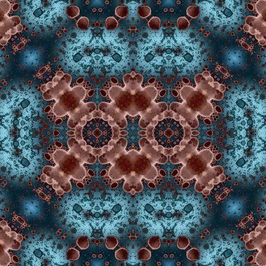 Kusursuz yaratıcı model. Kaotik doku arka planı. Sanat dokusu. Mandala arkaplanı