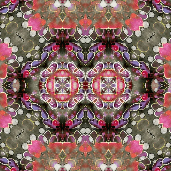 Kusursuz kare desenli. kare desen arkaplanı. Yaratıcı doku. Etnik kökenli. Kaleydoskop deseni