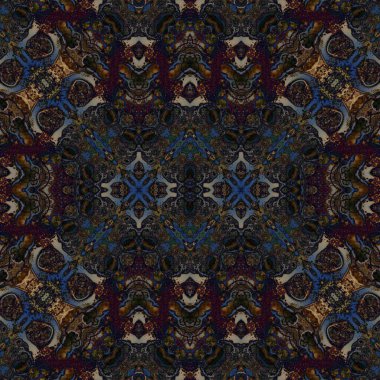 Kusursuz yaratıcı model. Kaotik doku arka planı. Sanat dokusu. Mandala arkaplanı