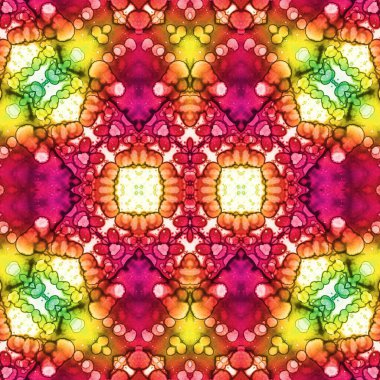 Kusursuz kare desenli. kare desen arkaplanı. Yaratıcı doku. Etnik kökenli. Kaleydoskop deseni