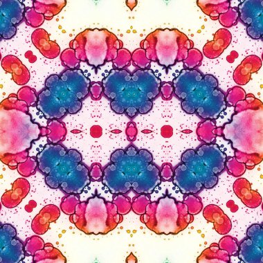 Kusursuz kare desenli. kare desen arkaplanı. Yaratıcı doku. Etnik kökenli. Kaleydoskop deseni