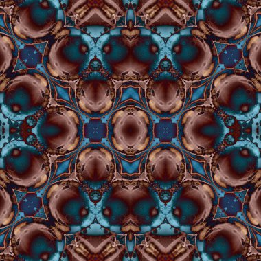 Kusursuz yaratıcı model. Kaotik doku arka planı. Sanat dokusu. Mandala arkaplanı