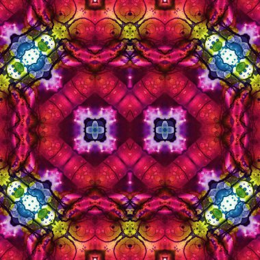 Kusursuz kare desenli. kare desen arkaplanı. Yaratıcı doku. Etnik kökenli. Kaleydoskop deseni