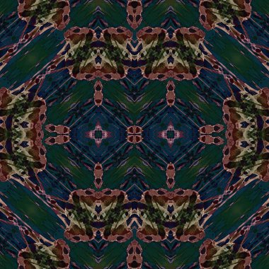 Kusursuz kare desenli. kare desen arkaplanı. Yaratıcı doku. Etnik kökenli. Kaleydoskop deseni