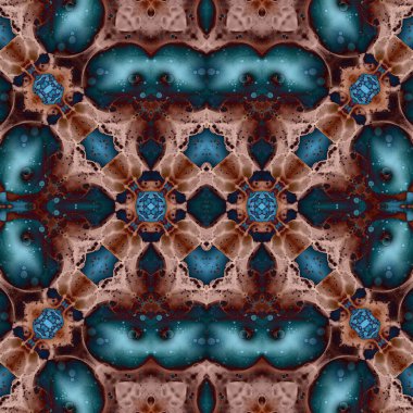 Kusursuz yaratıcı model. Kaotik doku arka planı. Sanat dokusu. Mandala arkaplanı