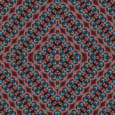 Kusursuz sanat modeli. Mozaik arka plan. Mandala 'nın pürüzsüz dokusu. Soyut arkaplan. Sanat mozaiği