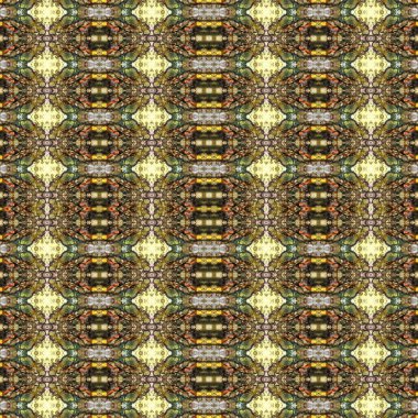 Kusursuz sanat modeli. Mozaik arka plan. Mandala 'nın pürüzsüz dokusu. Soyut arkaplan. Sanat mozaiği