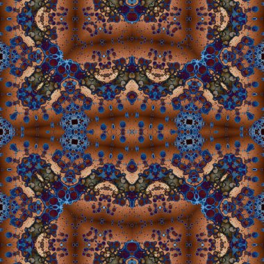 Kusursuz sanat modeli. Mozaik arka plan. Mandala 'nın pürüzsüz dokusu. Soyut arkaplan. Sanat mozaiği