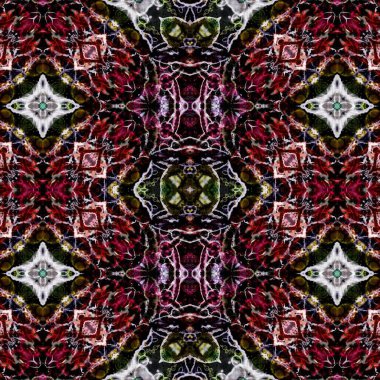 Kusursuz sanat modeli. Mozaik arka plan. Mandala 'nın pürüzsüz dokusu. Soyut arkaplan. Sanat mozaiği