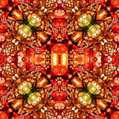 Kusursuz sanat modeli. Mozaik arka plan. Mandala 'nın pürüzsüz dokusu. Soyut arkaplan. Sanat mozaiği