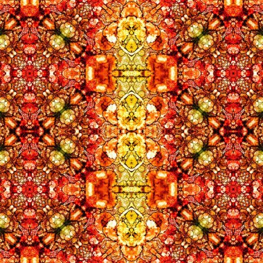 Kusursuz sanat modeli. Mozaik arka plan. Mandala 'nın pürüzsüz dokusu. Soyut arkaplan. Sanat mozaiği