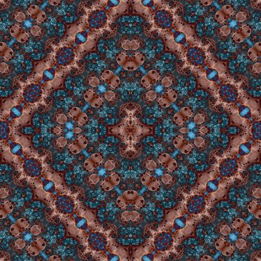 Kusursuz sanat modeli. Mozaik arka plan. Mandala 'nın pürüzsüz dokusu. Soyut arkaplan. Sanat mozaiği