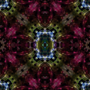 Kusursuz sanat modeli. Mozaik arka plan. Mandala 'nın pürüzsüz dokusu. Soyut arkaplan. Sanat mozaiği