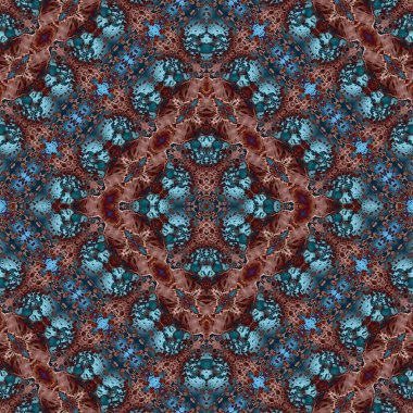 Kusursuz sanat modeli. Mozaik arka plan. Mandala 'nın pürüzsüz dokusu. Soyut arkaplan. Sanat mozaiği