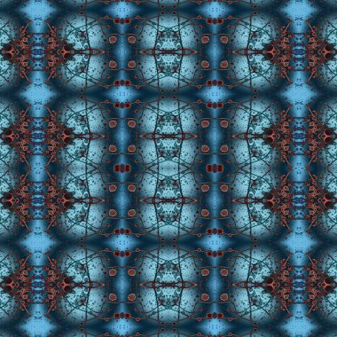 Kusursuz sanat modeli. Mozaik arka plan. Mandala 'nın pürüzsüz dokusu. Soyut arkaplan. Sanat mozaiği