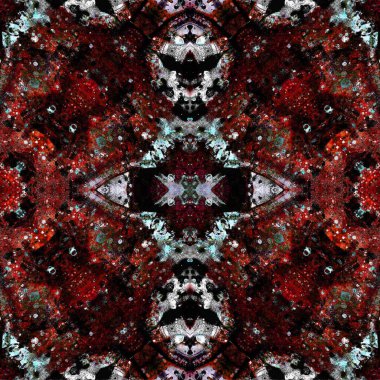 Kusursuz sanat modeli. Mozaik arka plan. Mandala 'nın pürüzsüz dokusu. Soyut arkaplan. Sanat mozaiği