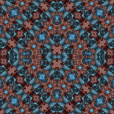 Kusursuz sanat modeli. Mozaik arka plan. Mandala 'nın pürüzsüz dokusu. Soyut arkaplan. Sanat mozaiği