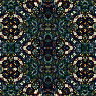 Kusursuz sanat modeli. Mozaik arka plan. Mandala 'nın pürüzsüz dokusu. Soyut arkaplan. Sanat mozaiği