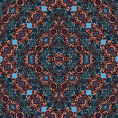 Kusursuz sanat modeli. Mozaik arka plan. Mandala 'nın pürüzsüz dokusu. Soyut arkaplan. Sanat mozaiği