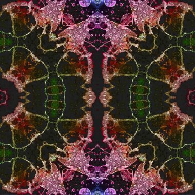 Kusursuz sanat modeli. Mozaik arka plan. Mandala 'nın pürüzsüz dokusu. Soyut arkaplan. Sanat mozaiği