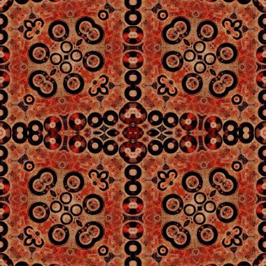 Kusursuz sanat modeli. Mozaik arka plan. Mandala 'nın pürüzsüz dokusu. Soyut arkaplan. Sanat mozaiği