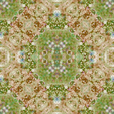 Kusursuz sanat modeli. Mozaik arka plan. Mandala 'nın pürüzsüz dokusu. Soyut arkaplan. Sanat mozaiği