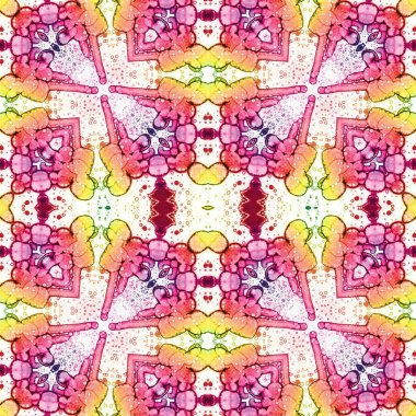 Kusursuz sanat modeli. Mozaik arka plan. Mandala 'nın pürüzsüz dokusu. Soyut arkaplan. Sanat mozaiği