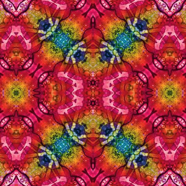 Kusursuz sanat modeli. Mozaik arka plan. Mandala 'nın pürüzsüz dokusu. Soyut arkaplan. Sanat mozaiği