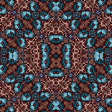 Kusursuz sanat modeli. Mozaik arka plan. Mandala 'nın pürüzsüz dokusu. Soyut arkaplan. Sanat mozaiği