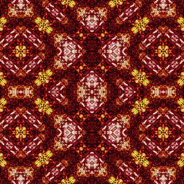 Kusursuz sanat modeli. Mozaik arka plan. Mandala 'nın pürüzsüz dokusu. Soyut arkaplan. Sanat mozaiği