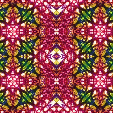 Kusursuz sanat modeli. Mozaik arka plan. Mandala 'nın pürüzsüz dokusu. Soyut arkaplan. Sanat mozaiği