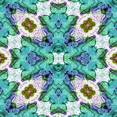 Kusursuz sanat modeli. Mozaik arka plan. Mandala 'nın pürüzsüz dokusu. Soyut arkaplan. Sanat mozaiği