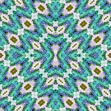 Kusursuz sanat modeli. Mozaik arka plan. Mandala 'nın pürüzsüz dokusu. Soyut arkaplan. Sanat mozaiği