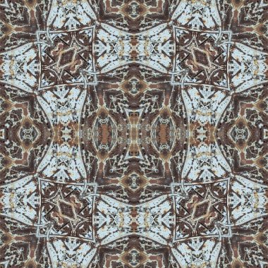 Kusursuz sanat modeli. Mozaik arka plan. Mandala 'nın pürüzsüz dokusu. Soyut arkaplan. Sanat mozaiği