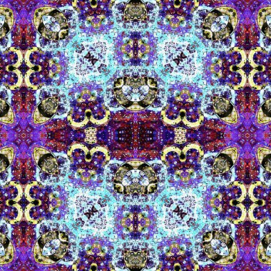 Kusursuz sanat modeli. Mozaik arka plan. Mandala 'nın pürüzsüz dokusu. Soyut arkaplan. Sanat mozaiği