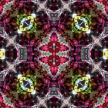 Kusursuz sanat modeli. Mozaik arka plan. Mandala 'nın pürüzsüz dokusu. Soyut arkaplan. Sanat mozaiği