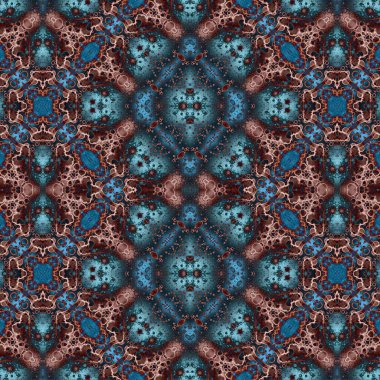 Kusursuz sanat modeli. Mozaik arka plan. Mandala 'nın pürüzsüz dokusu. Soyut arkaplan. Sanat mozaiği