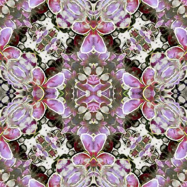 Kusursuz sanat modeli. Mozaik arka plan. Mandala 'nın pürüzsüz dokusu. Soyut arkaplan. Sanat mozaiği