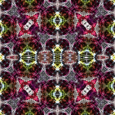 Kusursuz sanat modeli. Mozaik arka plan. Mandala 'nın pürüzsüz dokusu. Soyut arkaplan. Sanat mozaiği