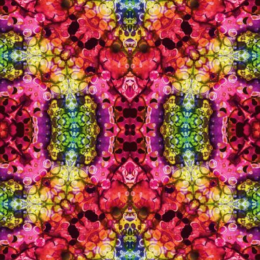 Kusursuz sanat modeli. Mozaik arka plan. Mandala 'nın pürüzsüz dokusu. Soyut arkaplan. Sanat mozaiği