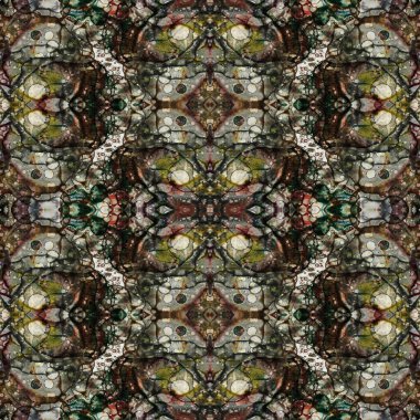 Kusursuz sanat modeli. Mozaik arka plan. Mandala 'nın pürüzsüz dokusu. Soyut arkaplan. Sanat mozaiği