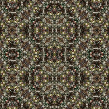 Kusursuz sanat modeli. Mozaik arka plan. Mandala 'nın pürüzsüz dokusu. Soyut arkaplan. Sanat mozaiği