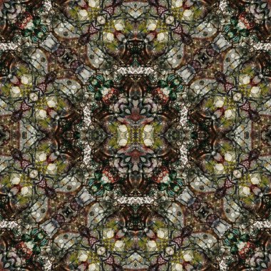 Kusursuz sanat modeli. Mozaik arka plan. Mandala 'nın pürüzsüz dokusu. Soyut arkaplan. Sanat mozaiği