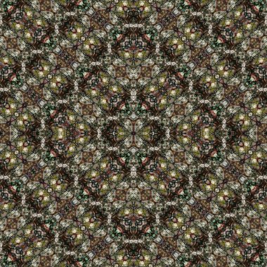 Kusursuz sanat modeli. Mozaik arka plan. Mandala 'nın pürüzsüz dokusu. Soyut arkaplan. Sanat mozaiği