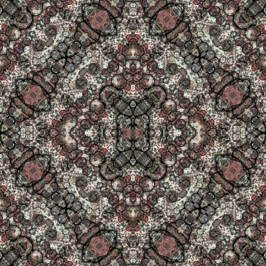 Kusursuz sanat modeli. Mozaik arka plan. Mandala 'nın pürüzsüz dokusu. Soyut arkaplan. Sanat mozaiği