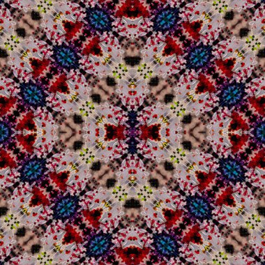 Kusursuz sanat modeli. Mozaik arka plan. Mandala 'nın pürüzsüz dokusu. Soyut arkaplan. Sanat mozaiği