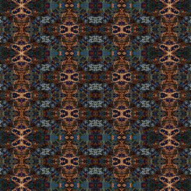 Kusursuz sanat modeli. Mozaik arka plan. Mandala 'nın pürüzsüz dokusu. Soyut arkaplan. Sanat mozaiği