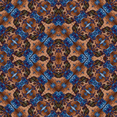 Kusursuz sanat modeli. Mozaik arka plan. Mandala 'nın pürüzsüz dokusu. Soyut arkaplan. Sanat mozaiği