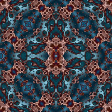 Kusursuz sanat modeli. Mozaik arka plan. Mandala 'nın pürüzsüz dokusu. Soyut arkaplan. Sanat mozaiği