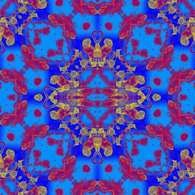 Kusursuz sanat modeli. Mozaik arka plan. Mandala 'nın pürüzsüz dokusu. Soyut arkaplan. Sanat mozaiği